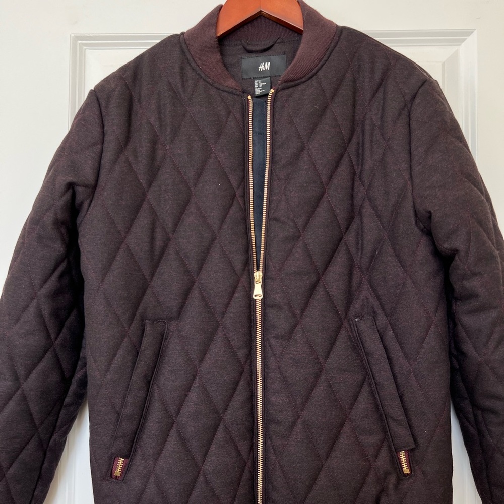 ❗️NWOT H&M Quilted bomber jacket